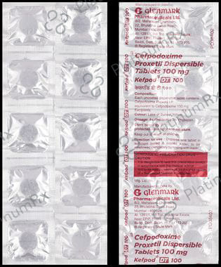 Kefpod DT 100mg Tablet 10s