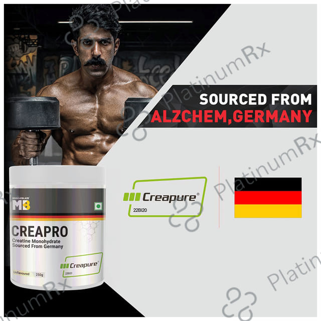 MuscleBlaze Creapro Creatine - With Creapure for Lean Muscles, Energy & Strength -