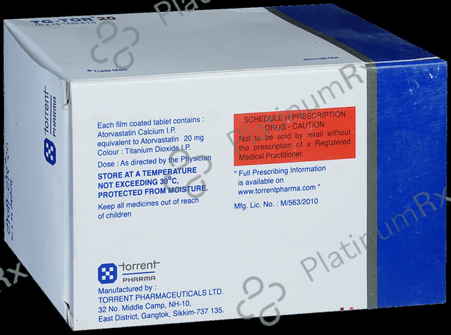 TG Tor 20mg Tablet 15s