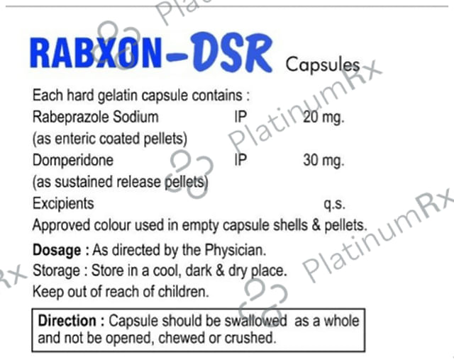 Rabxon DSR 30/20mg Capsule 10s