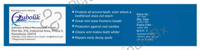 Zubofresh Dental Toothpaste 50gm