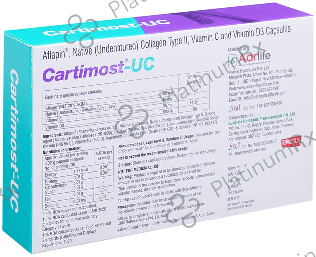 Cartimost UC Capsule 10s
