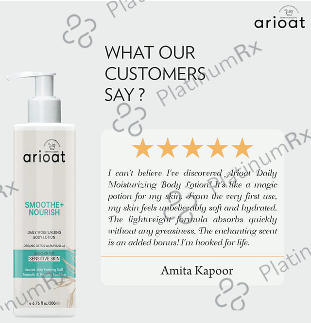 Arioat Smoothe + Nourish Daily Moisturizing Body Lotion
