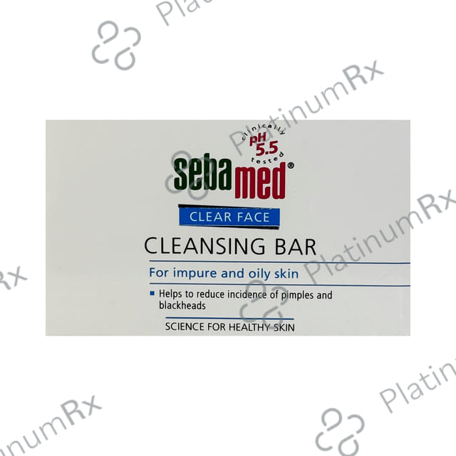 Sebamed Clear Face Cleansing Soap Bar 100gm