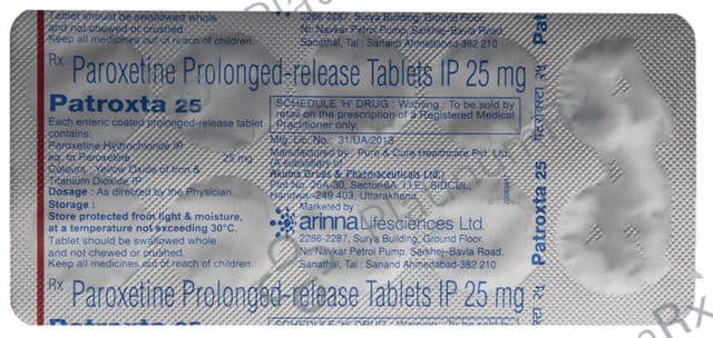 Patroxta 25 Tablet PR