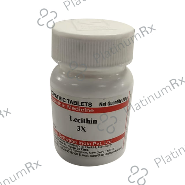 Dr Willmar Schwabe India Lecithin Trituration Tablet 3X