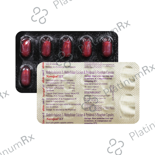 Nervijen XT 1mg/1500mcg/500mcg Capsule 10s