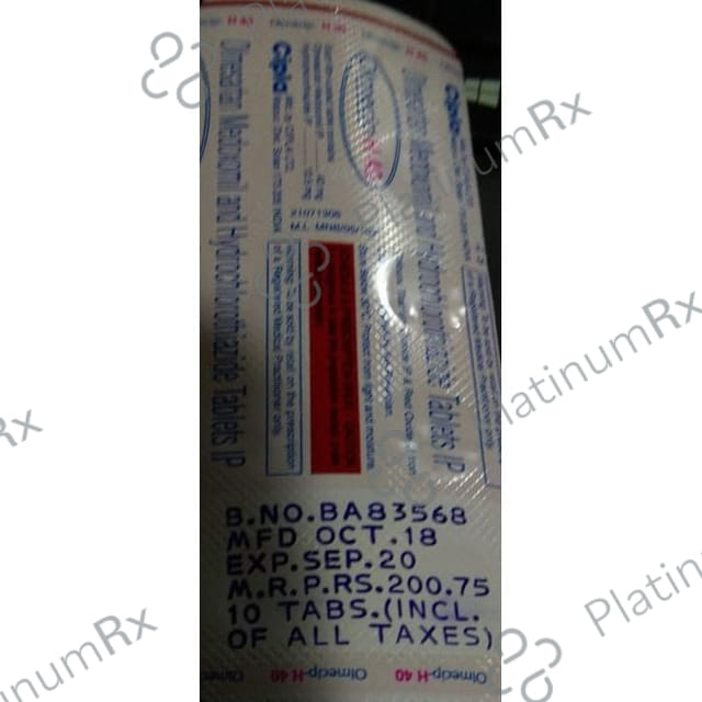 Olvance H 40/12.5mg Tablet 10s