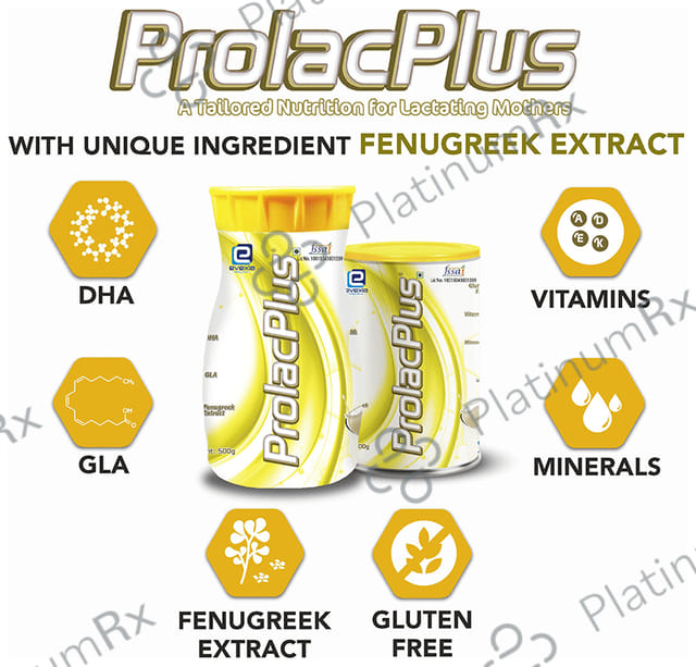 Evexia ProlacPlus Nutrition for Lactating Mothers Flavour Vanilla Powder 200 gm