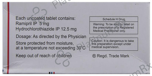 Ramcor H 5 12.5/5mg Tablet 10s