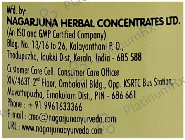 Nagarjuna Dhurddhoorapathraadi Keram