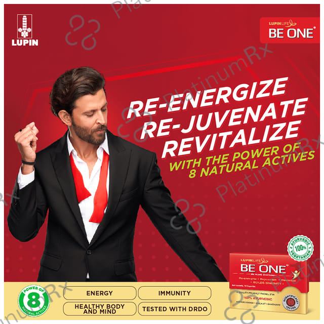 Lupin Life Be One Capsule with Ashwagandha and Shilajit 10s