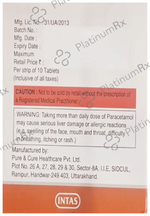 Tolperitas P 325/150gm Tablet 10s