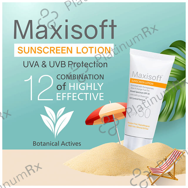 Maxisoft Sunscreen SPF 50 Lotion 50ml