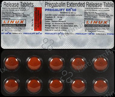 Pregalift 50mg Tablet ER