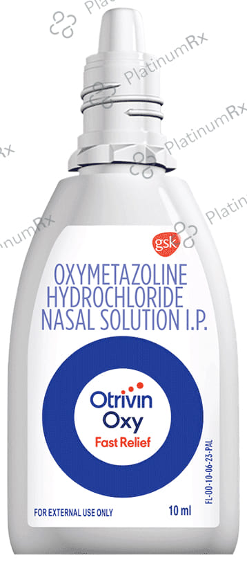 Otrivin Oxy 0.05% Fast Relief Adult Nasal Spray 10ml