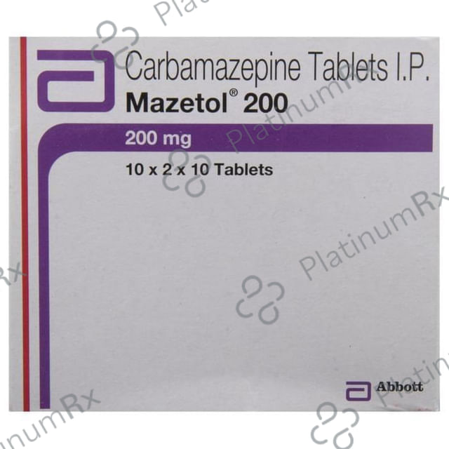 Mazetol 200mg Tablet 10s