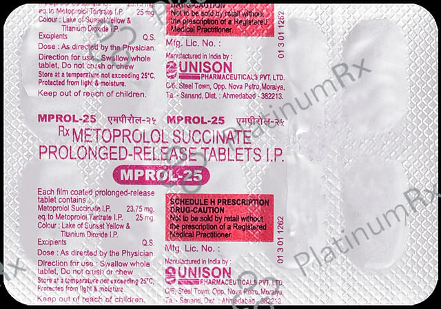 Mprol 25mg Tablet