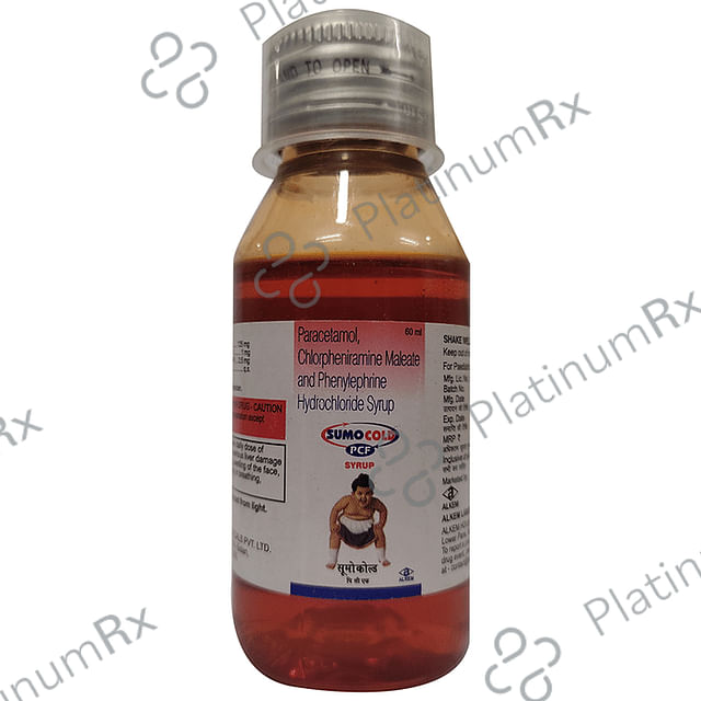 Sumo Cold Pcf 1/125/5mg Syrup 60ml