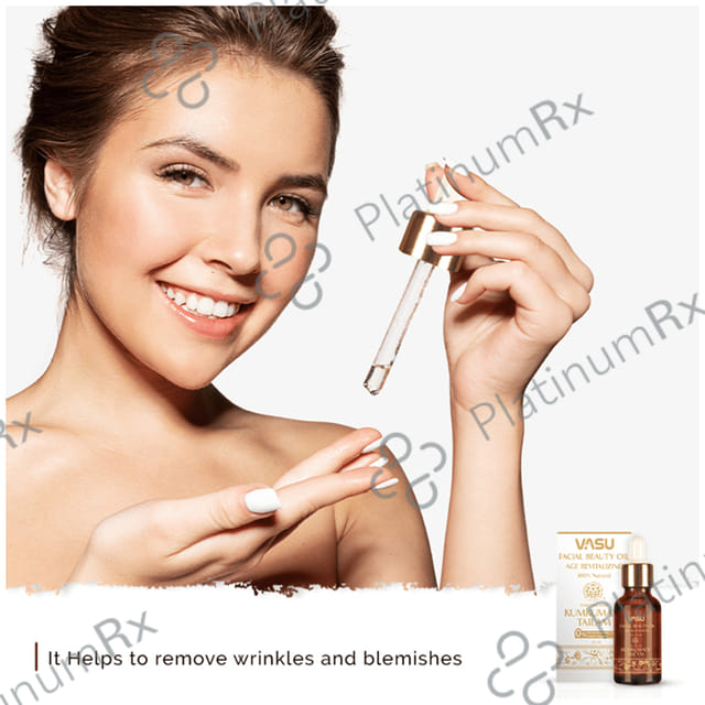 Vasu Facial Beauty Oil with Kumkumadi Tailam