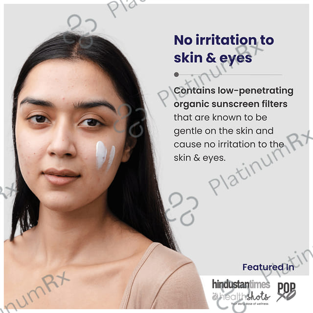 Re'equil Oxybenzone & Omc Free Sunscreen SPF 50 PA+++ Cream 50gm
