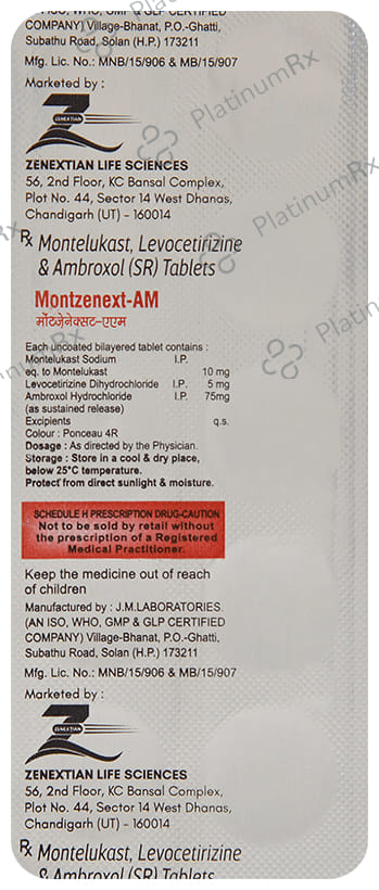 Montzenext AM Tablet SR 10s