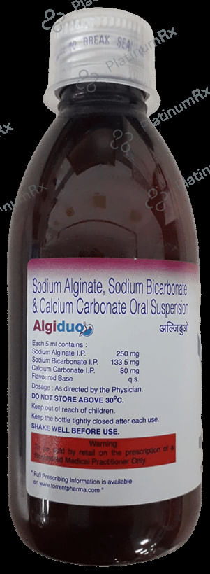 Algiduo Sugar Free Mint Oral Suspension 150ml