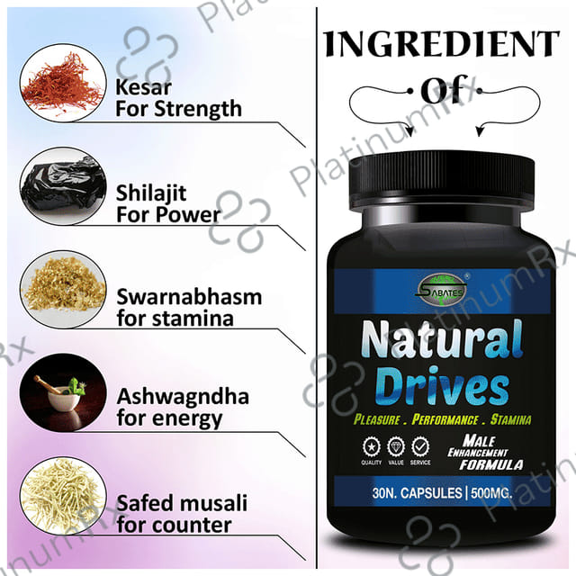 Sabates Natural Drives Capsule 30 capsules