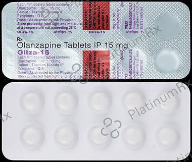 Oliza 15mg Tablet 10s