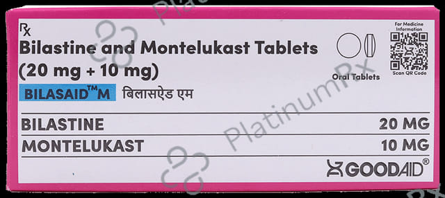 Bilasaid M 20/10mg Tablet 10s