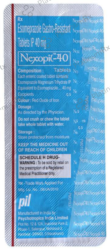Nexopil 40mg Tablet 10s