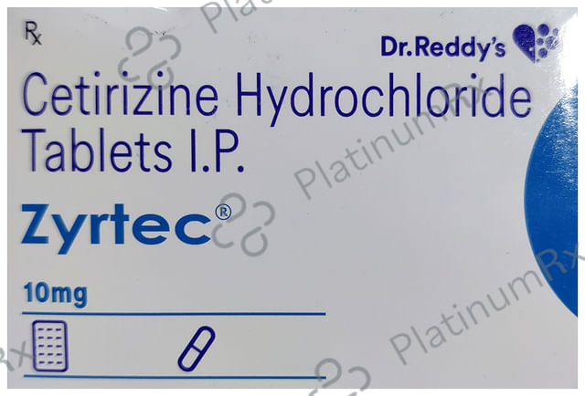 Zyrtec 10mg Tablet 15s