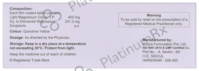 Magmaxx 400mg Tablet 10s