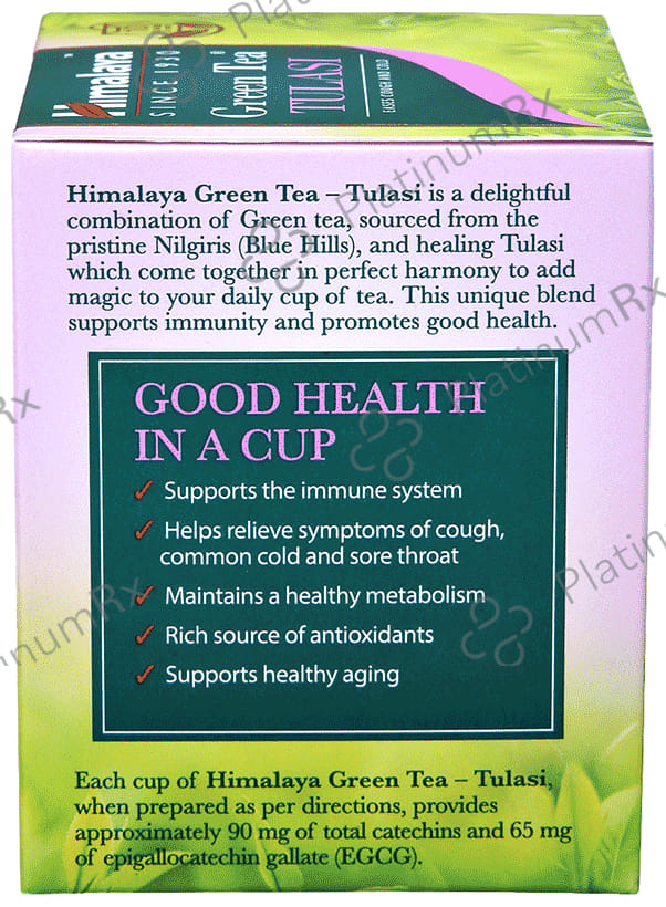 Himalaya Green Tea Sachet (2gm Each) Tulasi 10 Sachets