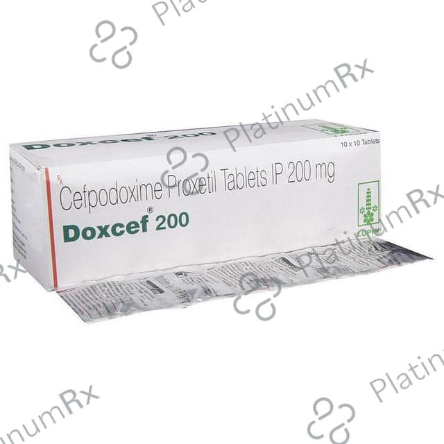 Doxcef 200mg Tablet 10s
