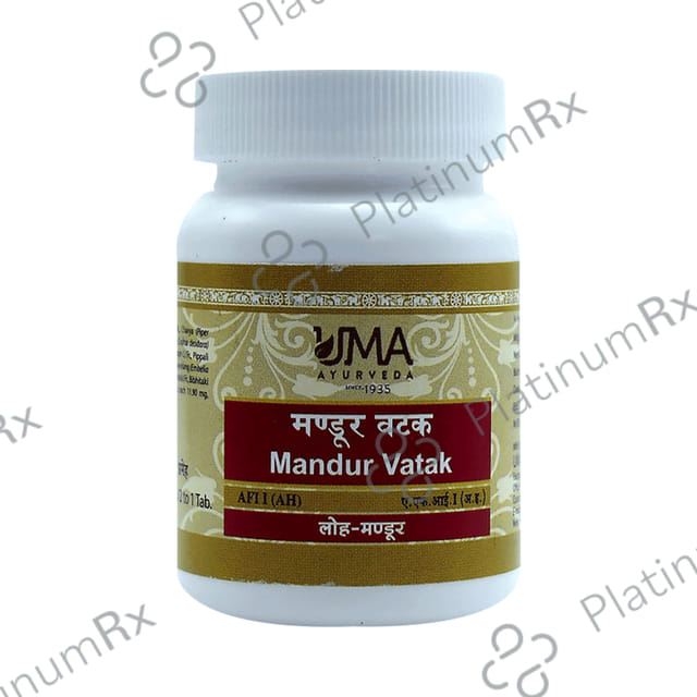 Uma Ayurveda Mandur Vatak Tablet 80 tablets
