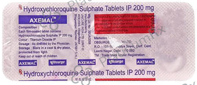 Axemal 200mg Tablet 10s