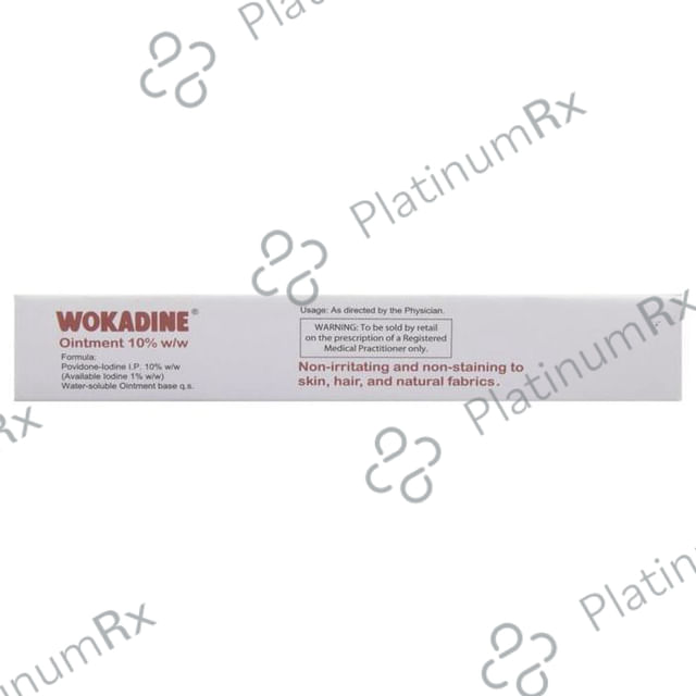Wokadine 10% Ointment 15gm