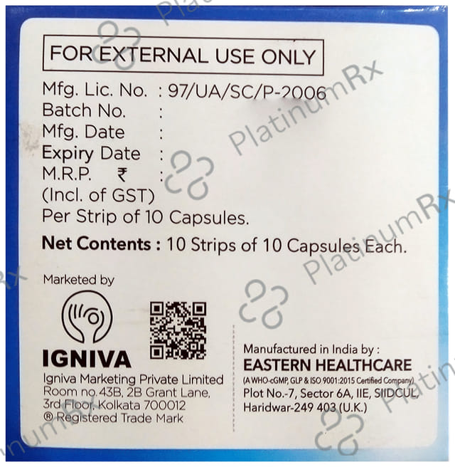 Activemycetin 1% Eye Capsule 10s