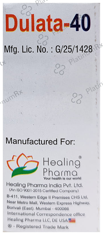 Dulata 40mg Tablet 10s