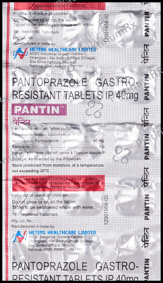 Pantin 40mg Tablet 15s