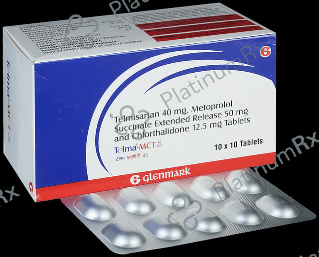 Telma MCT 12.5/50/40mg Tablet ER 10s