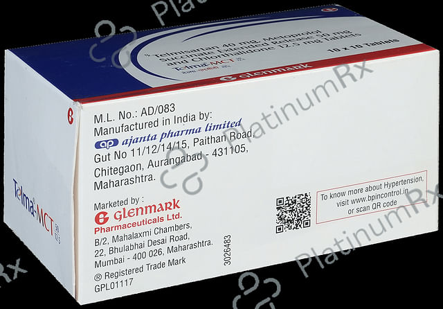 Telma MCT 12.5/50/40mg Tablet ER 10s