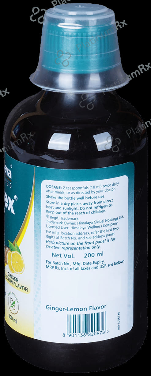 Himalaya Gasex Ginger Lemon Syrup 200ml