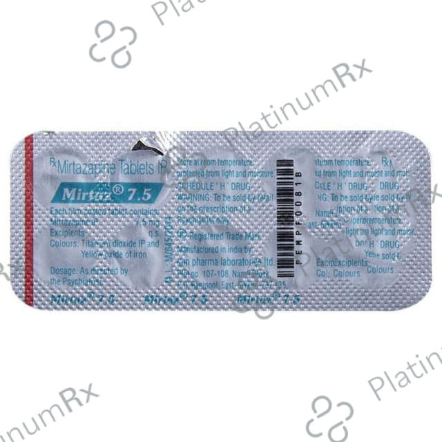 Mirtaz 7.5 Tablet