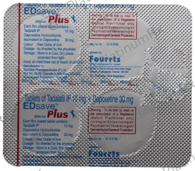 ED Save Plus 30/10mg Tablet 4s