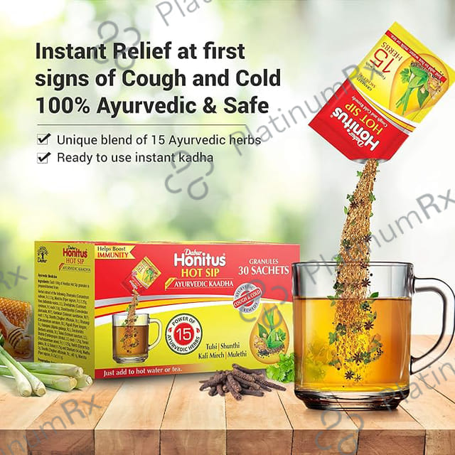 Dabur Honitus Hot Sip Ayurvedic Kaadha 1s