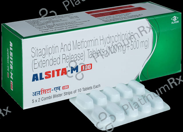 Alsita M 100/500mg Tablet ER 10s