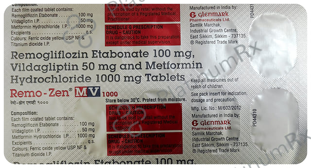Remo Zen MV 1000mg Tablet 10s