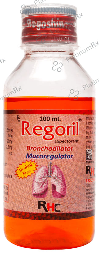 Regoril Expectorant Alcohol Free 100ml